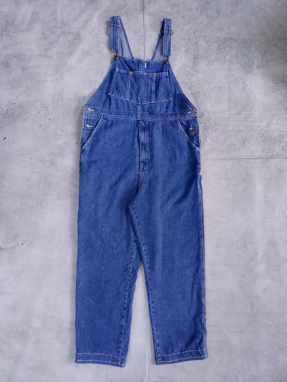 Vintage 90s Denim Overalls Workwear BLUE GUIDE GEAR